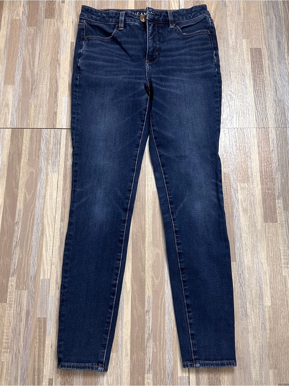 American Eagle Outfitters Dark Blue Skinny Jeans Women’s Size 6